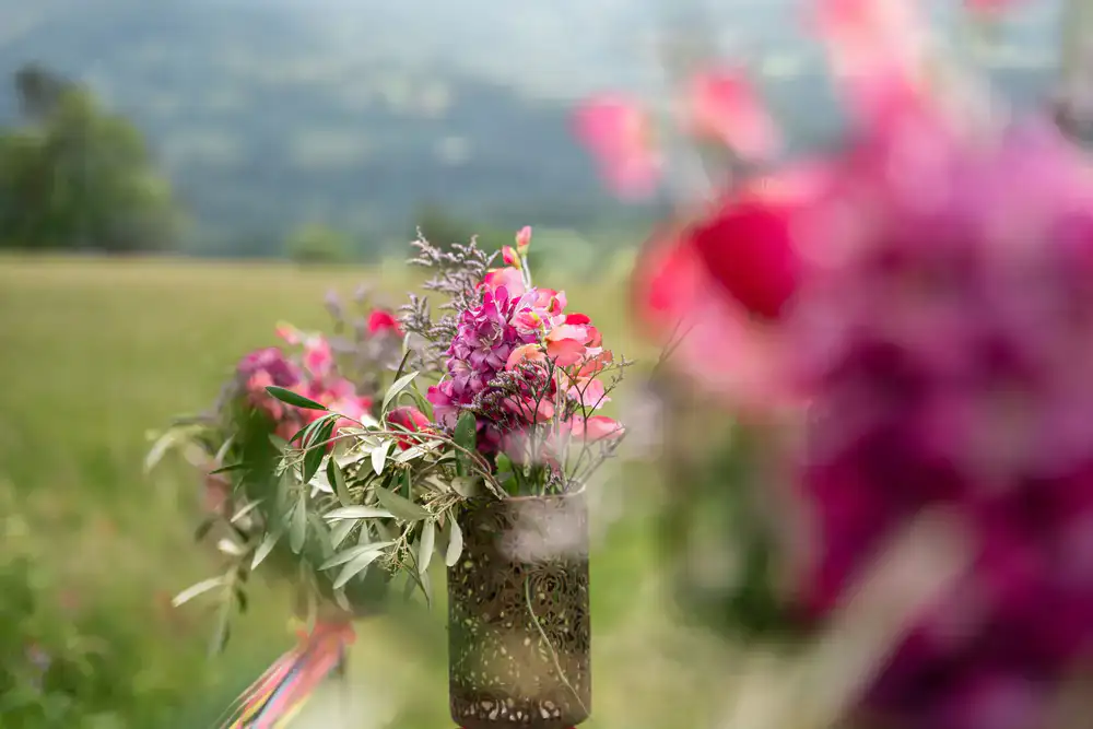 The Botanical Meadow Bouquet with wild foliage